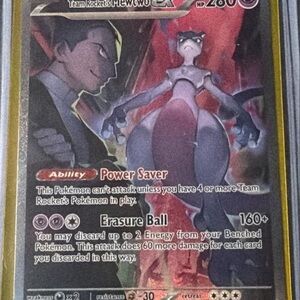 Pokemon Team Rocket's Mewtwo EX
